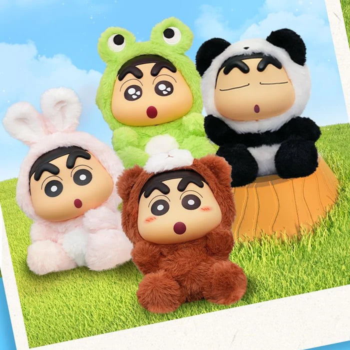 LDCX CRAYON SHIN CHAN ANIMAL SUPER CUTE PLUSH TOYS Whole Set of 4