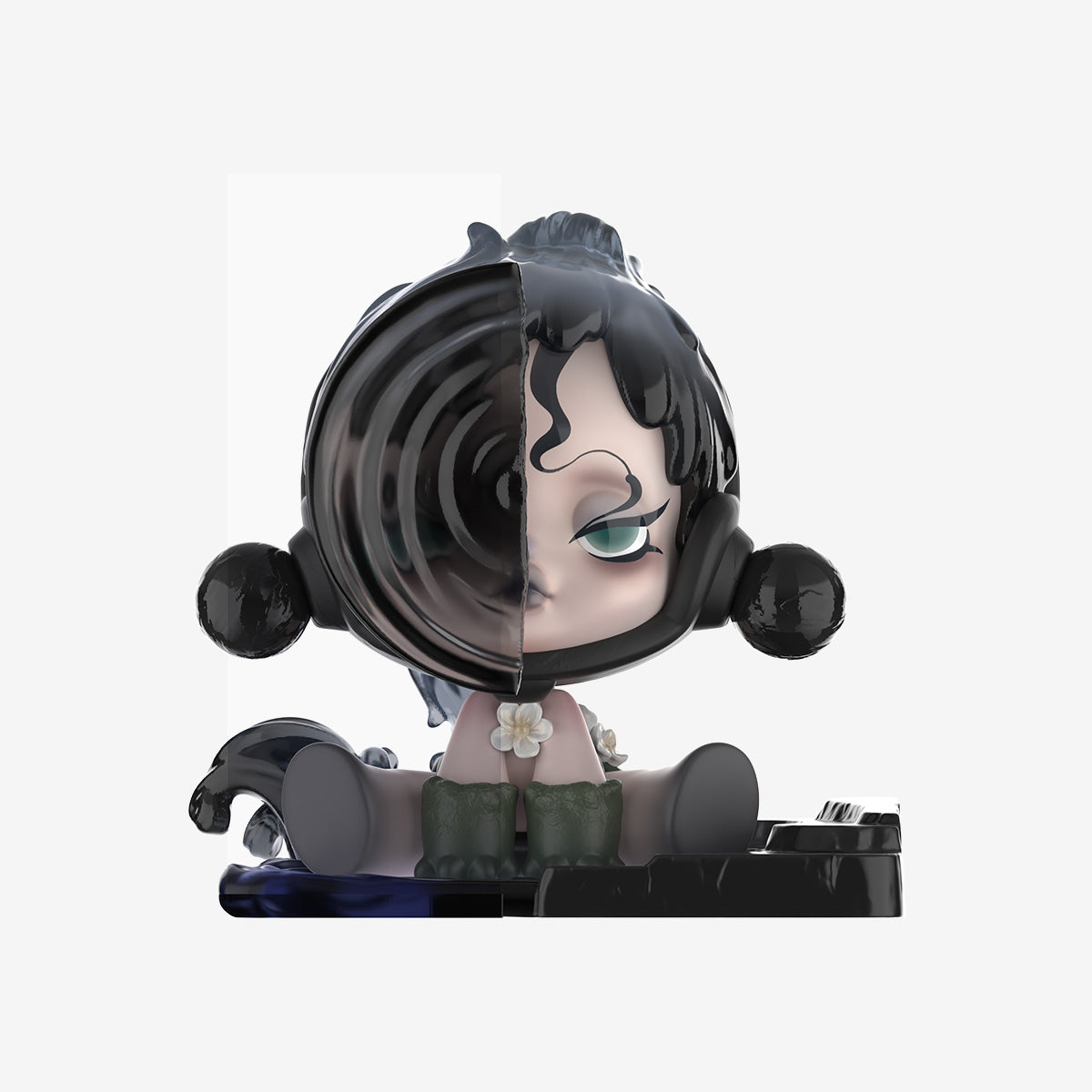 POP MART SKULLPANDA The Ink Plum Blossom Series Figures - The Wind (Confirmed Style)