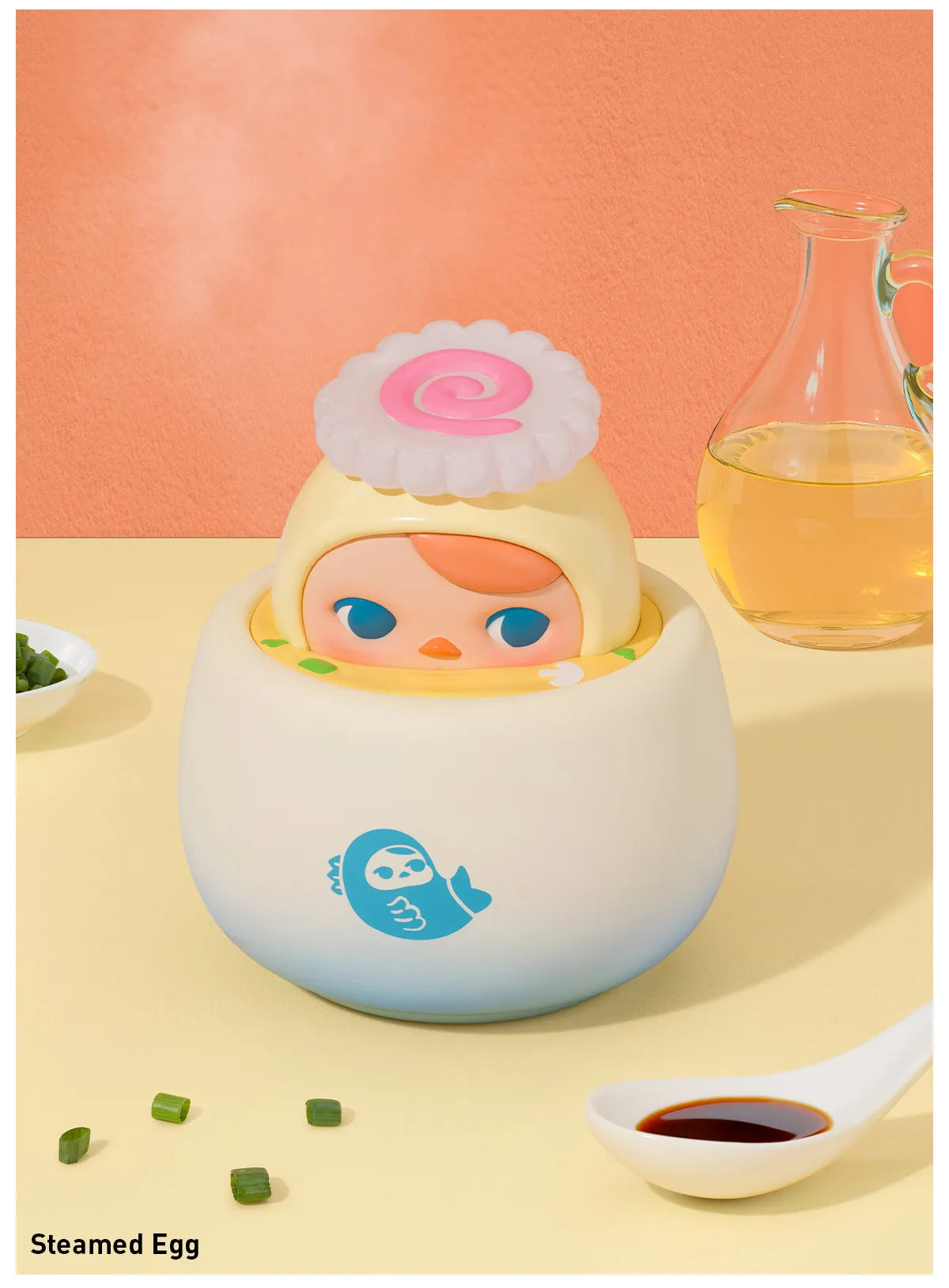 PUCKY Egg Beanie Series Figures - Steamed Egg (Confirmed Style