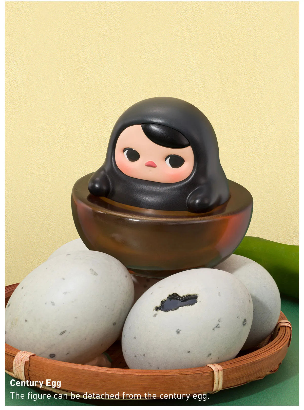 PUCKY Egg Beanie Series Figures - Century Egg (Confirmed Style PUCKY Egg Beanie Series Figures - Century Egg (Confirmed Style