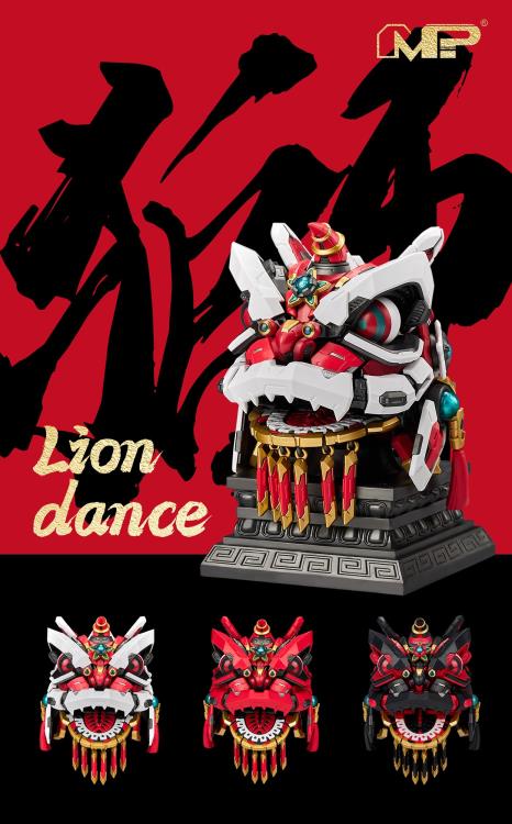 MS GENERAL Lion Dance Assembly Model Classic of Mountains and Seas Guan Gong Black Lion Model Kit
