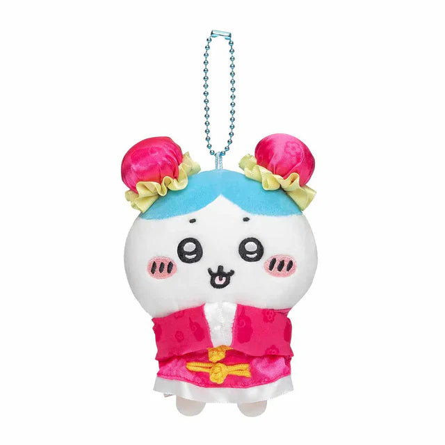 Chiikawa Chinese Restaurant Hachiware Mascot Plush Keychain