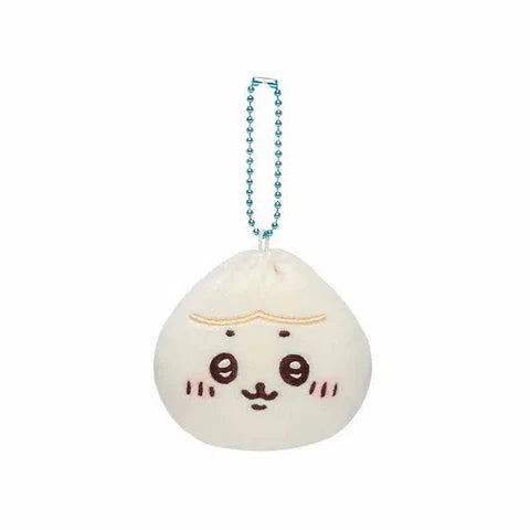 Chiikawa Chinese Restaurant Hachiware Meat Bun Mascot Plush Keychain