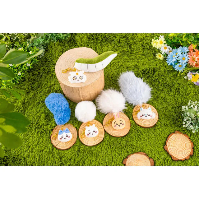 Chiikawa Dangling Tail Hachiware Mascot Keychain