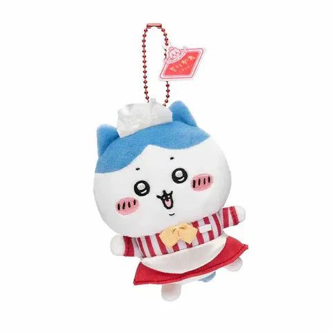 Chiikawa Restaurant Hall Hachiware Mascot Plush Keychain
