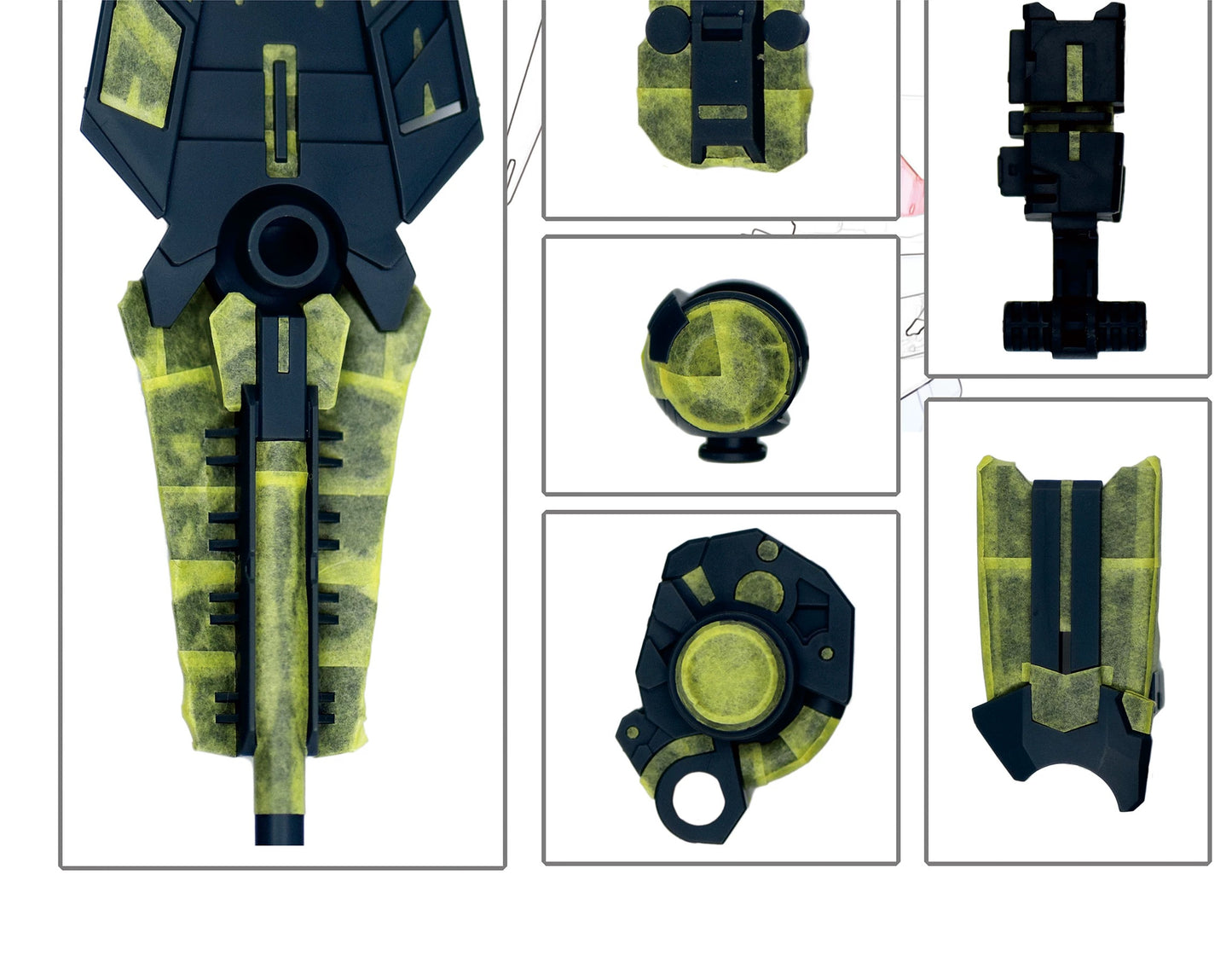 Pre-Cut Masking Tape for MG 1/100 NARRATIVE GUNDAM C-PACKS