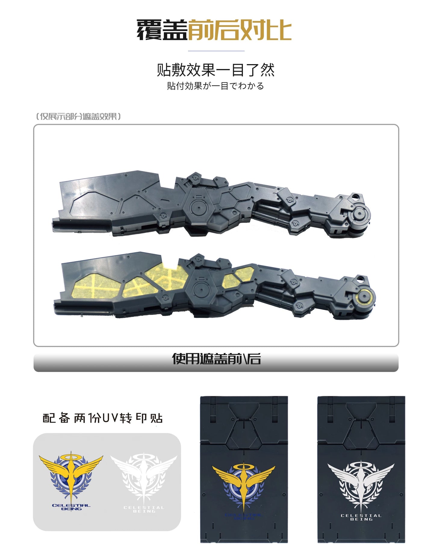 Pre-Cut Masking Tape for Sanzang PG GN-001 GUNDAM EXIA 1/60 (Body + Action Base + Additional Joint Parts)