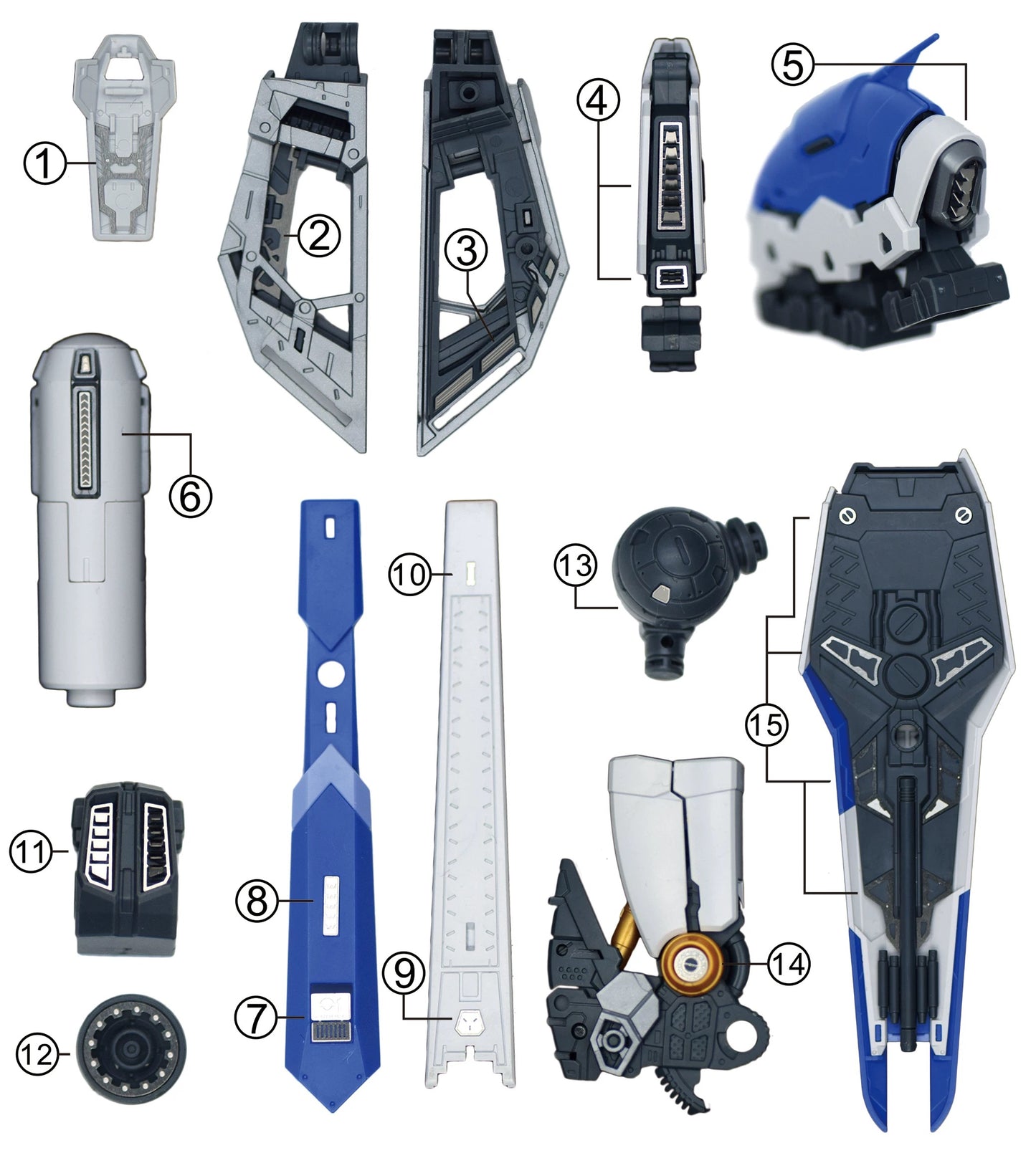 Pre-cut Masking Tapes Set for RG 36 Hi Nu Gundam 1/144 + Metal Etch Parts