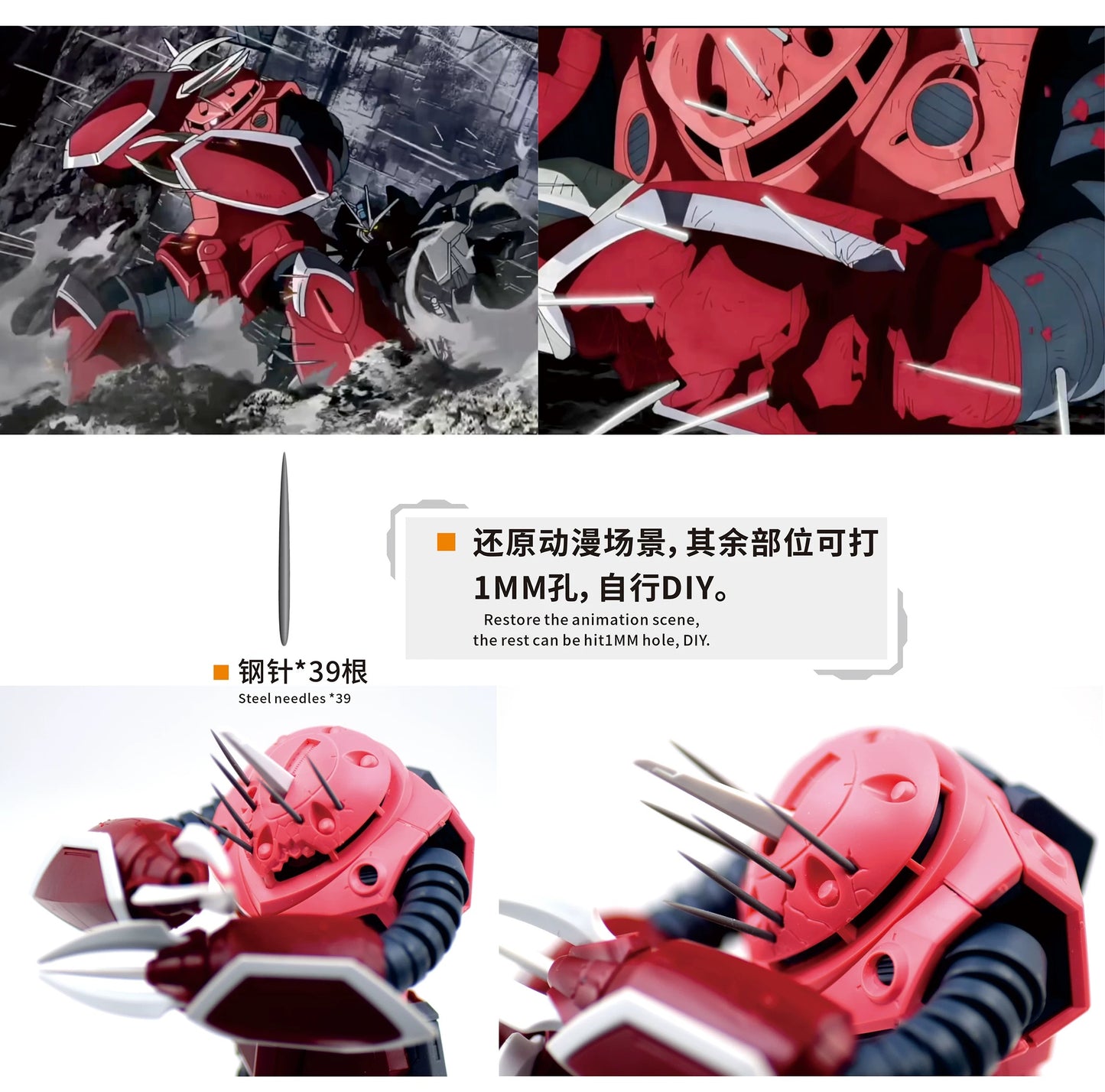 Additional Resin GK Parts for HGCE 1/144 Z’GOK(SEED FREEDOM Ver.)