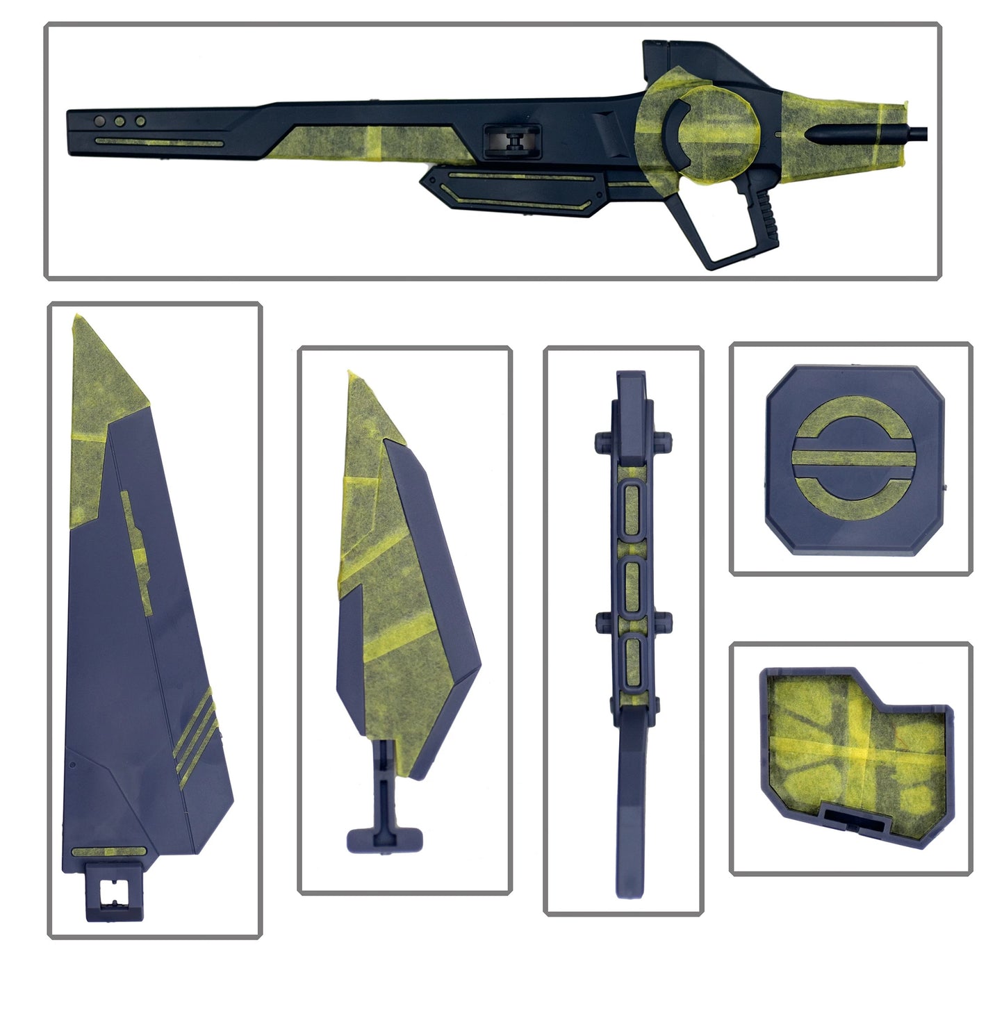 Pre-Cut Masking Tape for HGCE AMGS-X18P Cavalier Aifrid