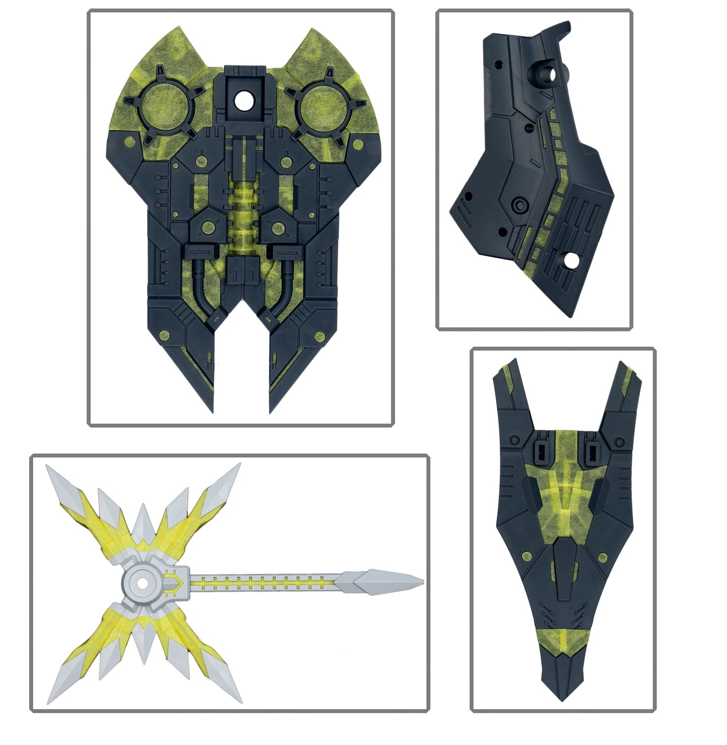 Pre-Cut Masking Tape for SNAA 1/100 Fire Lord Model Kit
