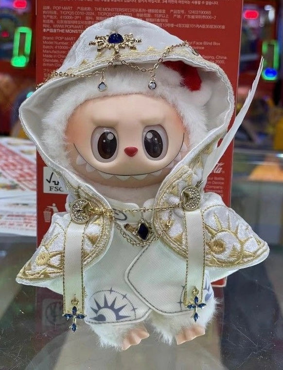 POP MART THE MONSTERS - Labubu Outfit - Magician Dress - White (Outfit Only)
