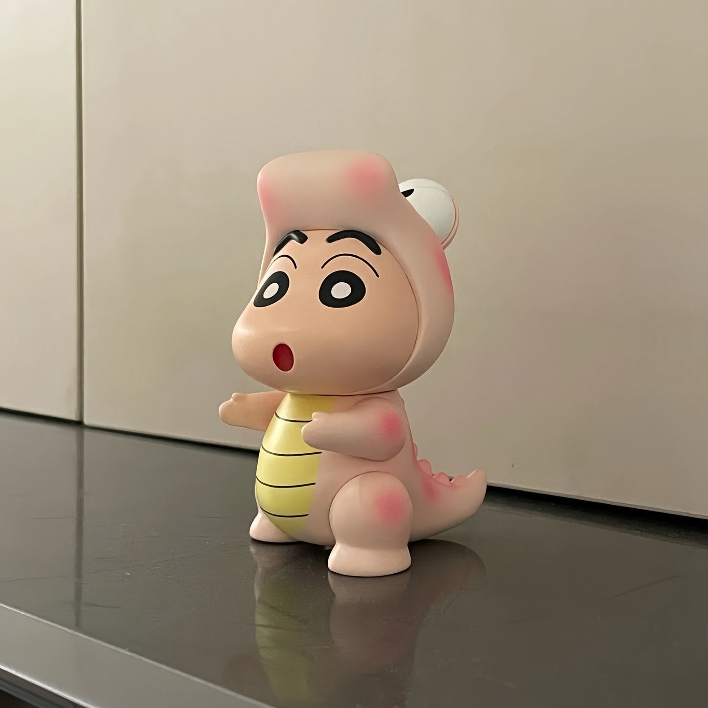 Crayon Shin-chan PInk Dinosaur Figure