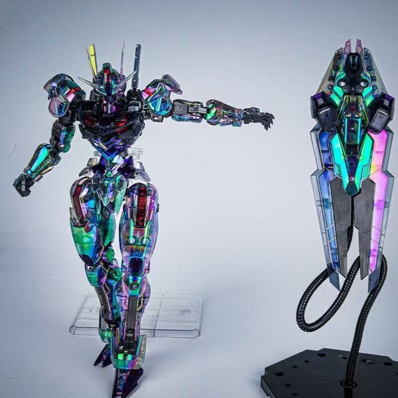 KL Model Full Mechanics FM Gundam Aerial 1/100 Holographic Clear Version