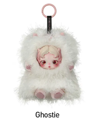 SKULLPANDA You Found Me! Series Plush Doll Pendant - Ghostie SKULLPANDA You Found Me! Series Plush Doll Pendant - Ghostie