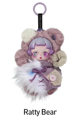 ぬいぐるみ SKULLPANDA You Found Me!(Ratty Bear) SKULLPANDA You Found Me! Series Plush Doll Pendant - Ratty