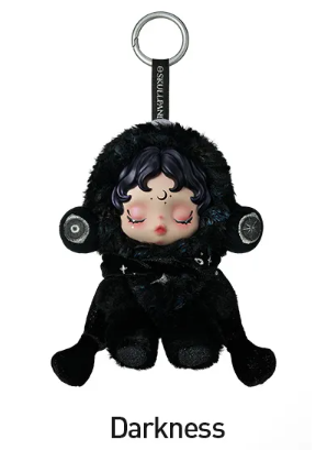 SKULLPANDA You Found Me! Series Plush Doll Pendant - Darkness