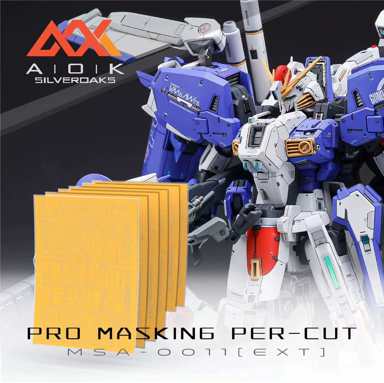 Pre-Cut Masking Tape for AOK Ex-S Gundam Conversion Kit