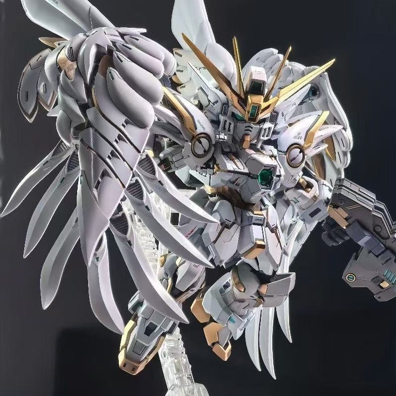 GG MGSD Wing Gundam Zero EW Snow White Prelude Matt Quality Paint
