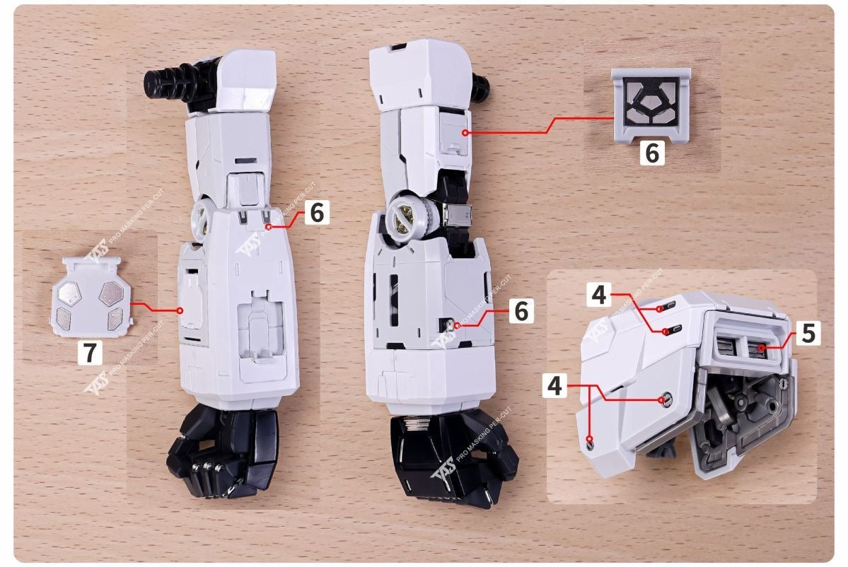 (TAS Studio) Metal Etching Parts for PG RX-78-2 Unleashed 1/60