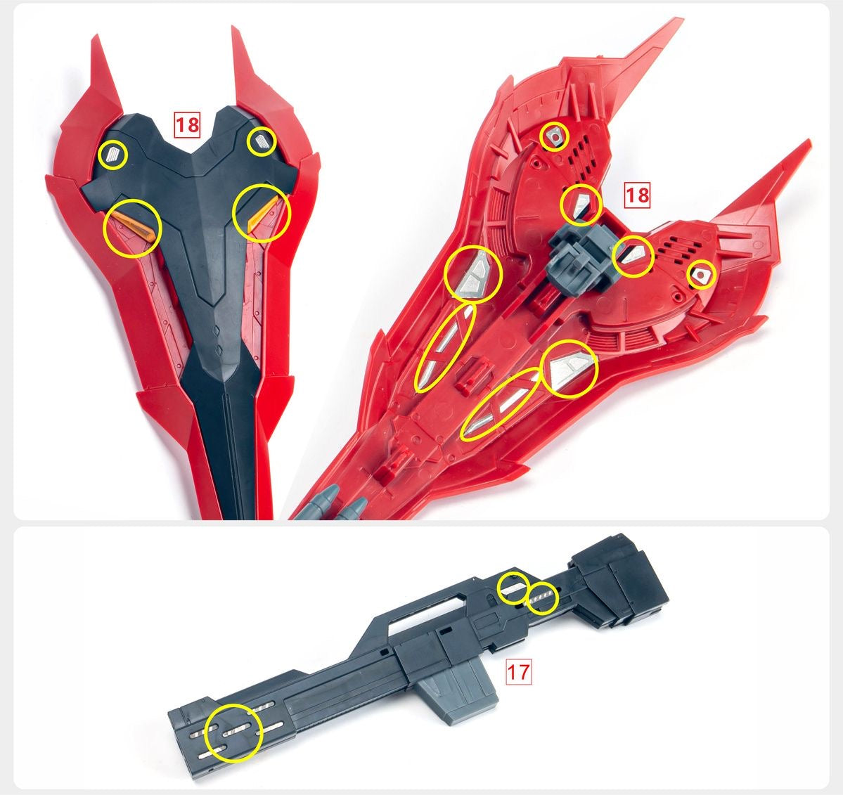 (TAS Studio) Metal Etching Parts for RG 1/144 Sazabi