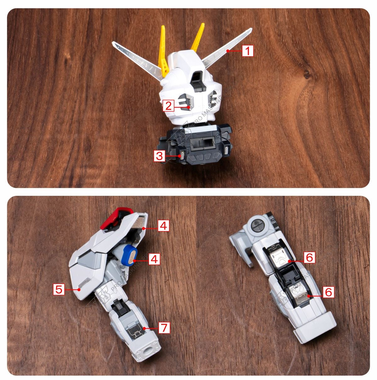 (TAS Studio) Metal Etching Parts for MGSD Freedom Gundam