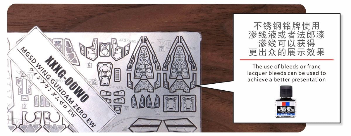 (TAS Studio) Metal Etching Parts for MGSD WING GUNDAM ZERO EW