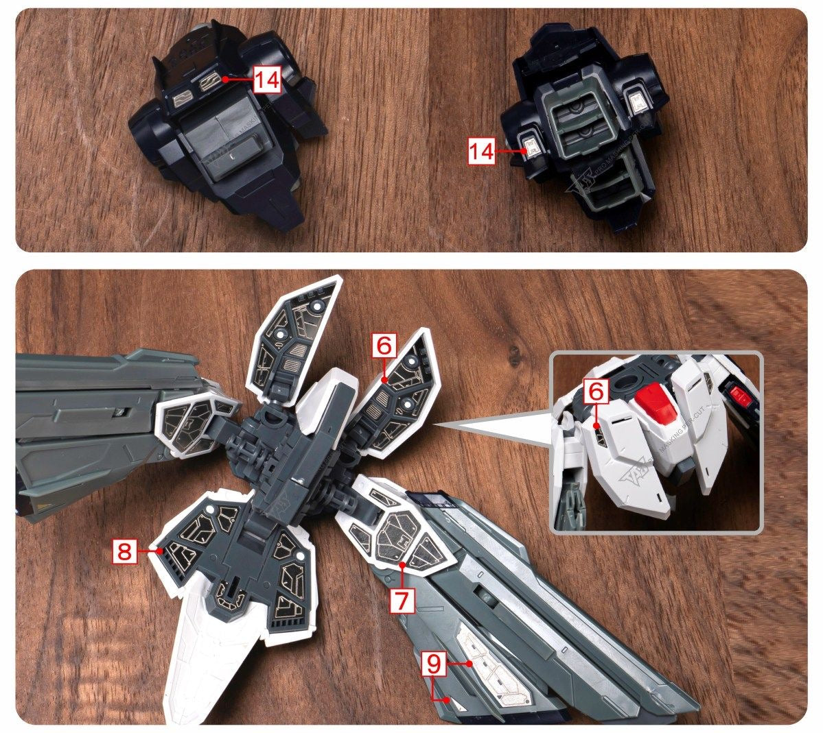 (TAS Studio) Metal Etching Parts for MG 1/100 Freedom Gundam Ver. 2.0