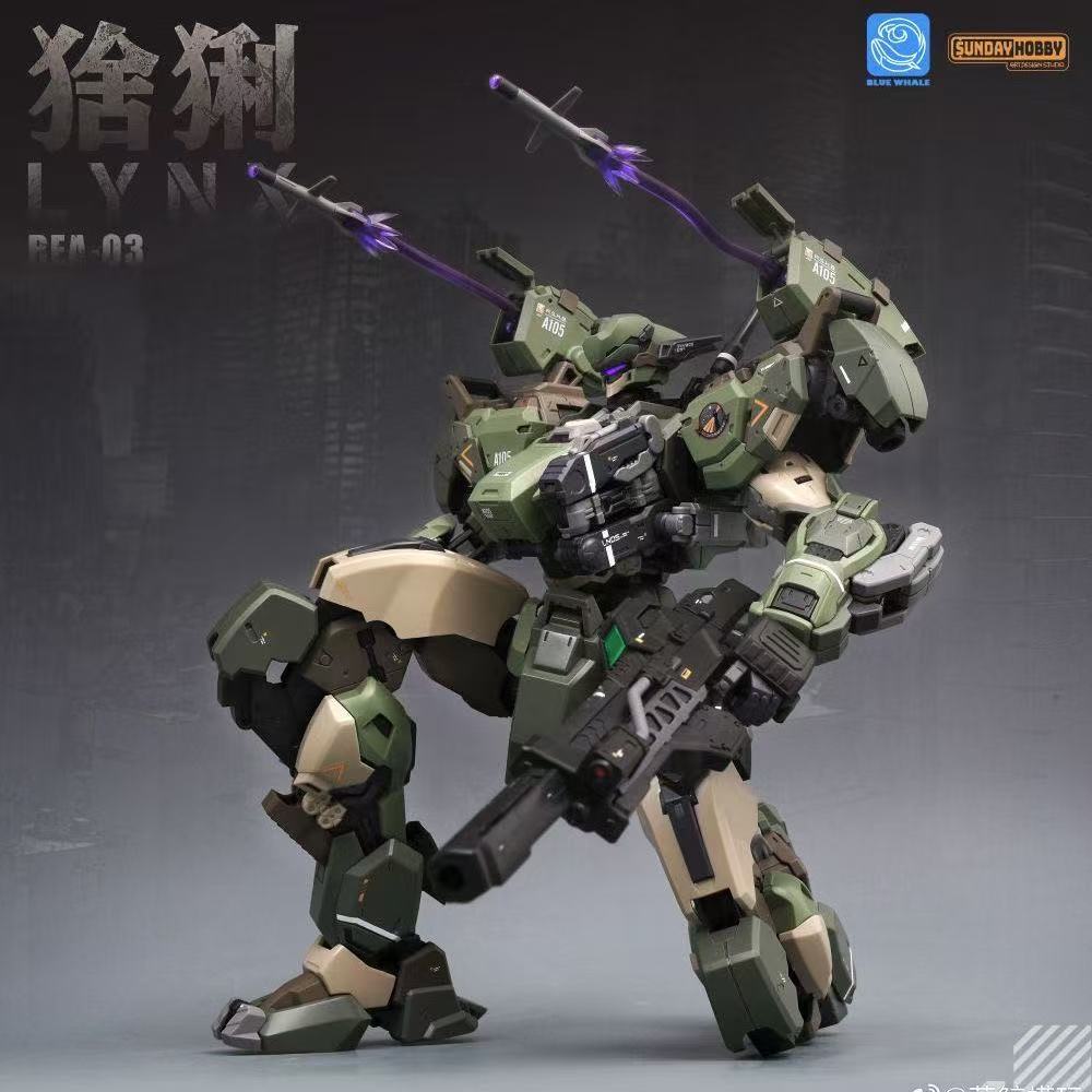 (Pre-Order) MJZ Blue Whale x Sunday Hobby 1/100 REA-03 LYNX Model Kit (ETA: Q1 2026)