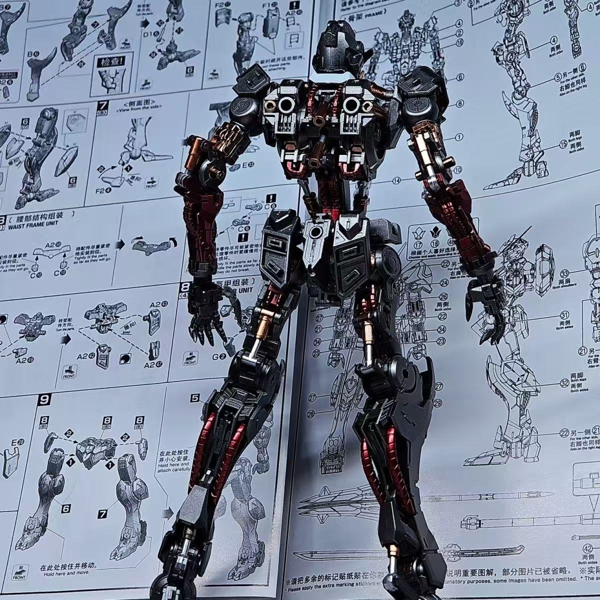 YX Studio Customized Paint Supa 1/100 MG Gundam Barbatos Metallic Coating (Third Party, Not Original Bandai Kit Used)