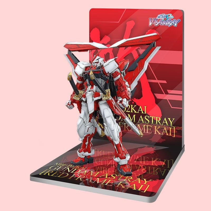 Meibo Acrylic Staging Base for MG 1/100 Gundam Astray Red Frame Kai (Model Kit not Included)