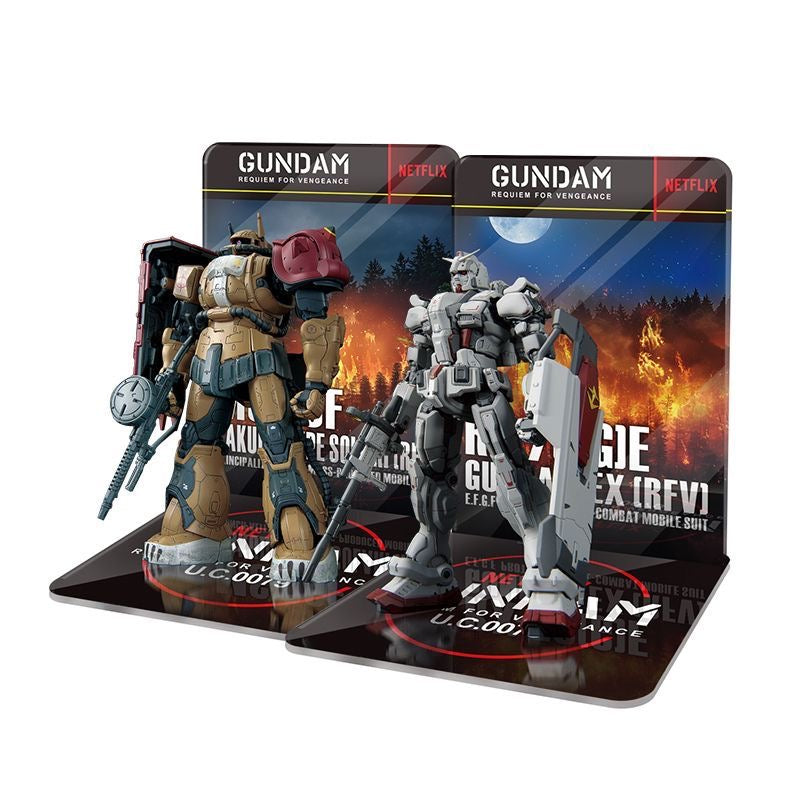 Meibo Acrylic Staging Base for HG 1/144 RX-78(G)E GUNDAM EX (RFV) (Model Kit not Included)