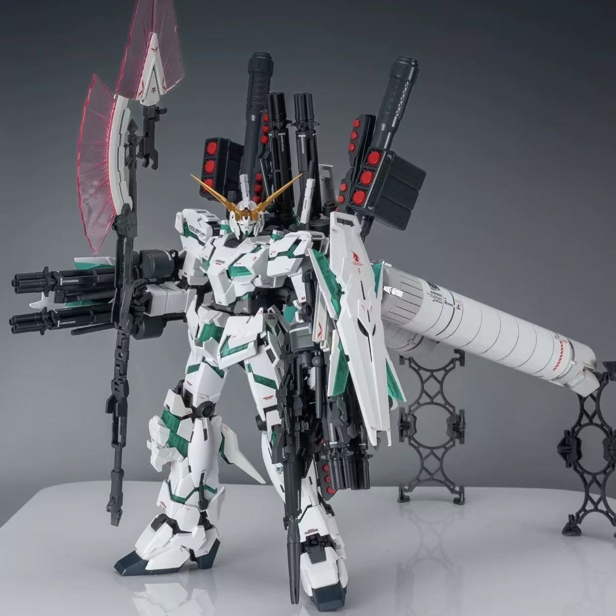 Menghu 1/100 MGEX Unicorn Gundam Full Armor Unit With Green Psycho Frame (Third Party, Not Original Bandai)