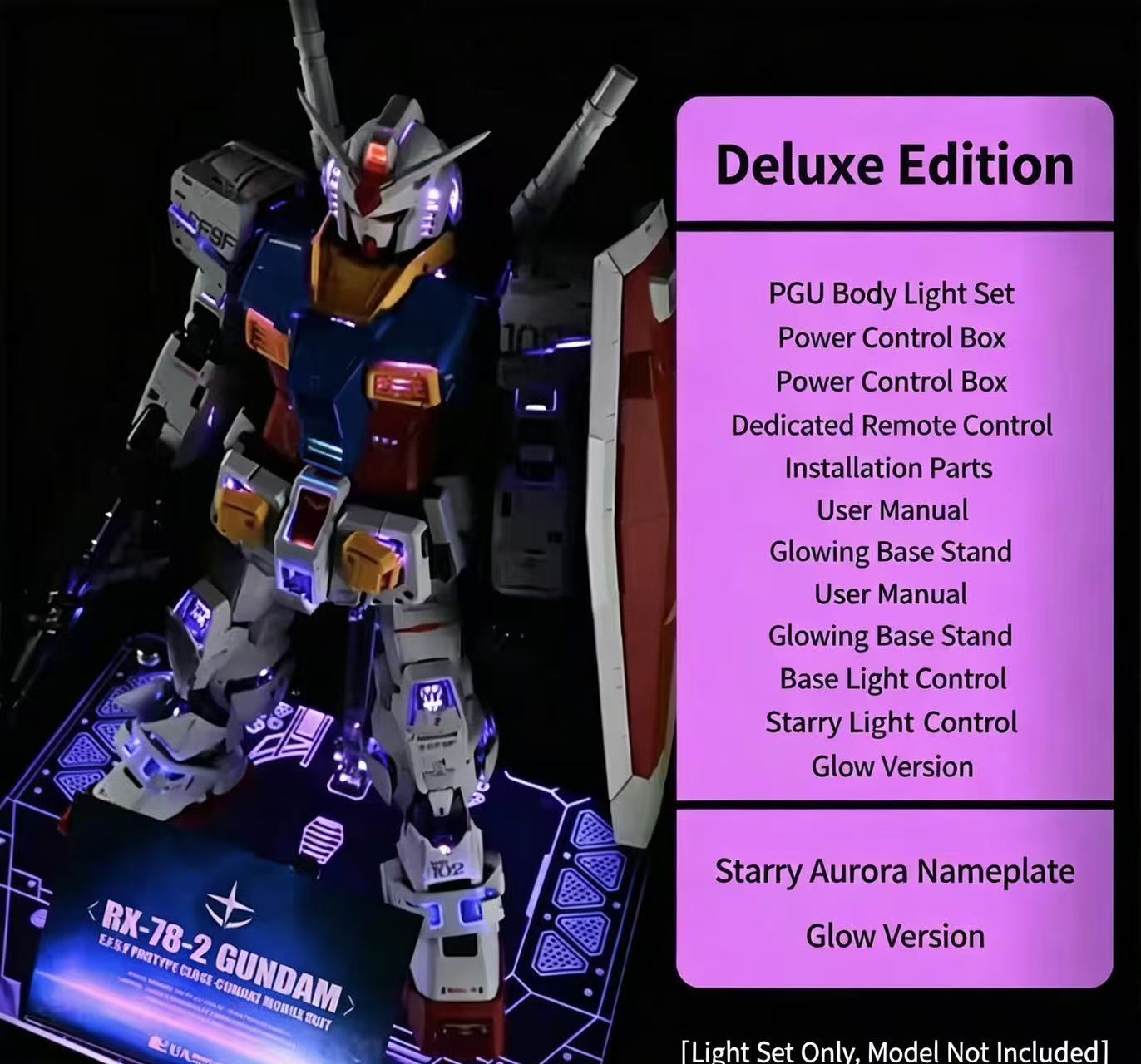 UA LED Deluxe SET FOR PG 1/60 RX-78-2 Gundam Unleashed