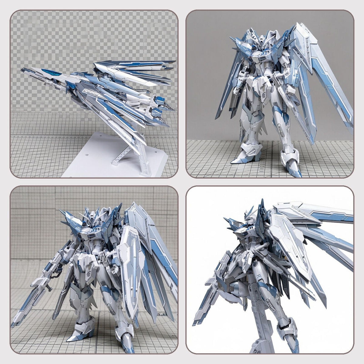 (WJ Studio) Shenma Model 1/100 Blue Knight GK Style Rising Freedom Gundam Model Kit Twilight Coating