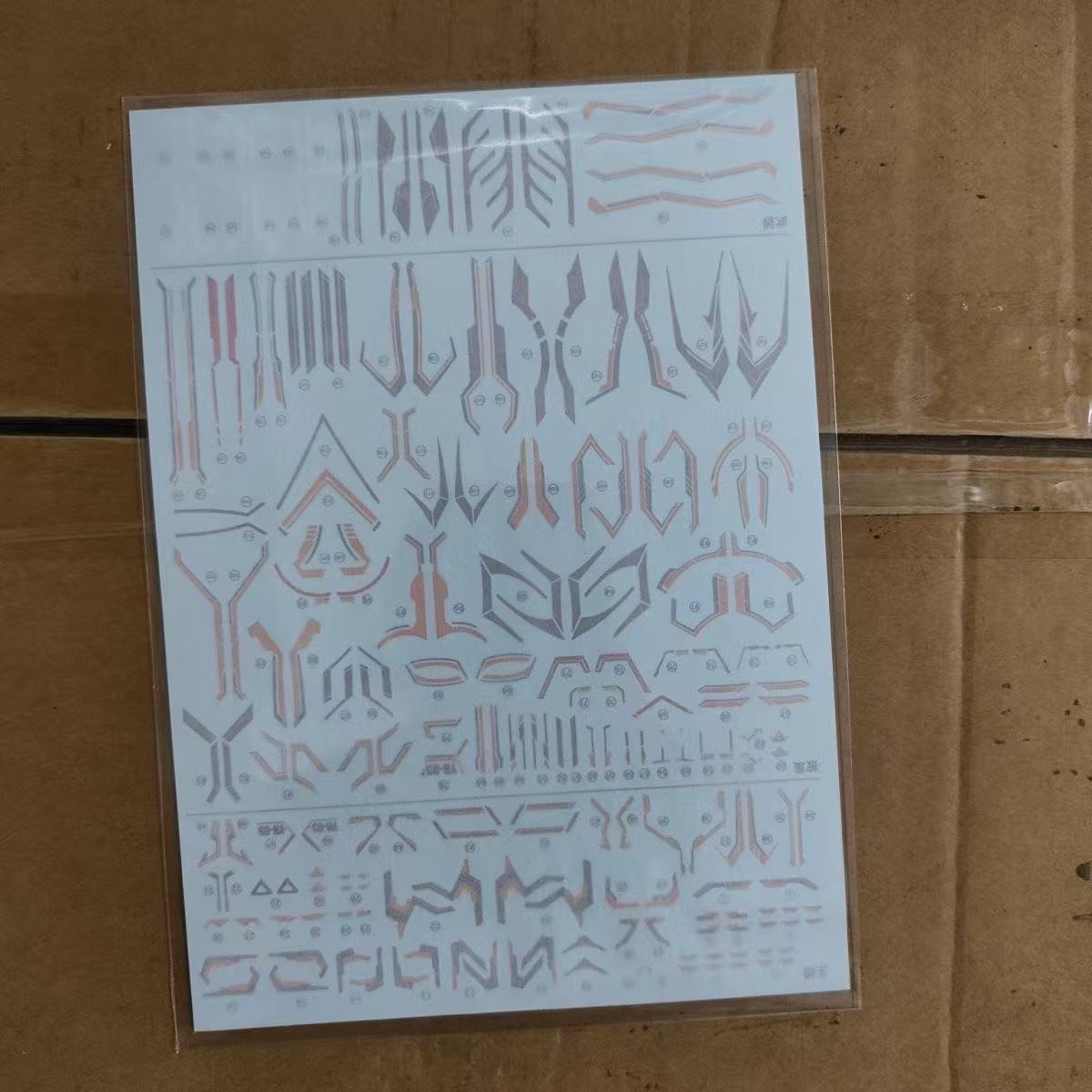 Water Decal for SNAA 1/100 YR-05 Nether Emperor (FA Type) Model Kit