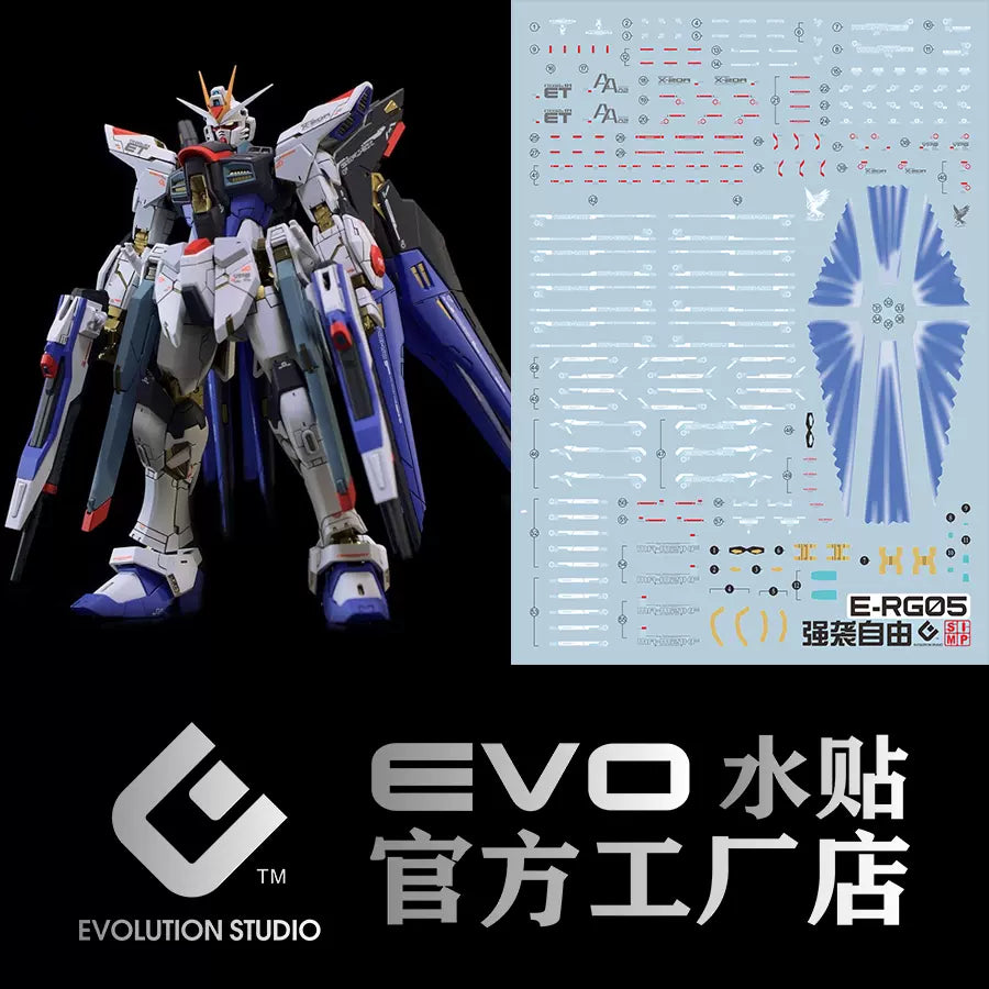 RG 1/144 Strike Freedom Gundam EVO Water Decal