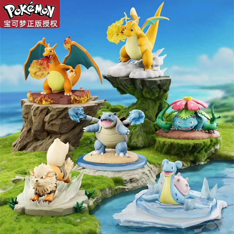 Langbowang Licensed Pokemon Action Figure - Battle Moment Series - Blastoise