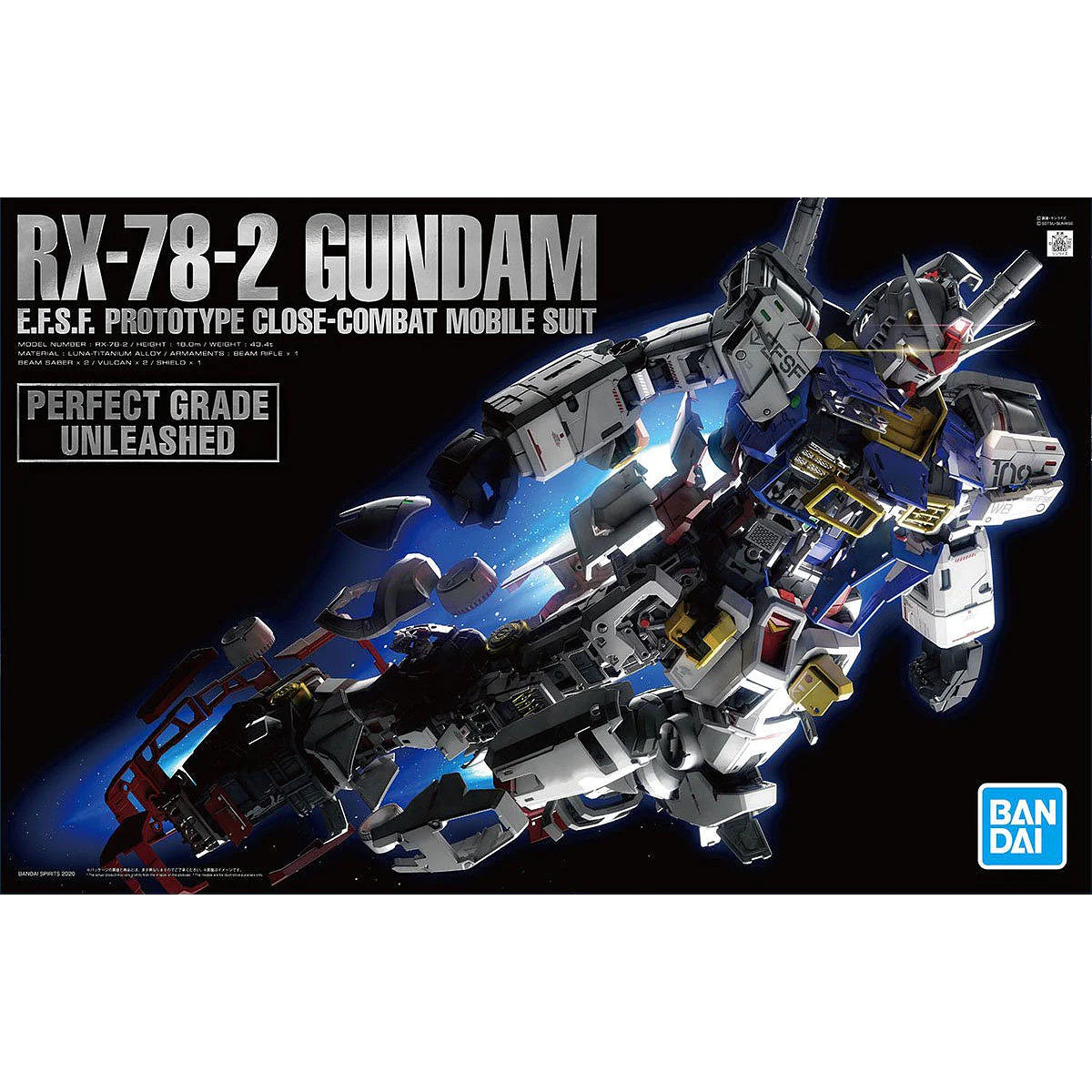 PG RX-78-2 Unleashed 1/60 – Cool Dragon Hobby