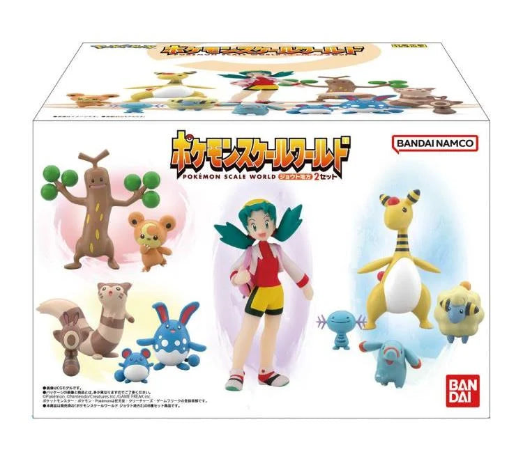 Pokemon Scale World Johto Region 2 Set of 11 Figures