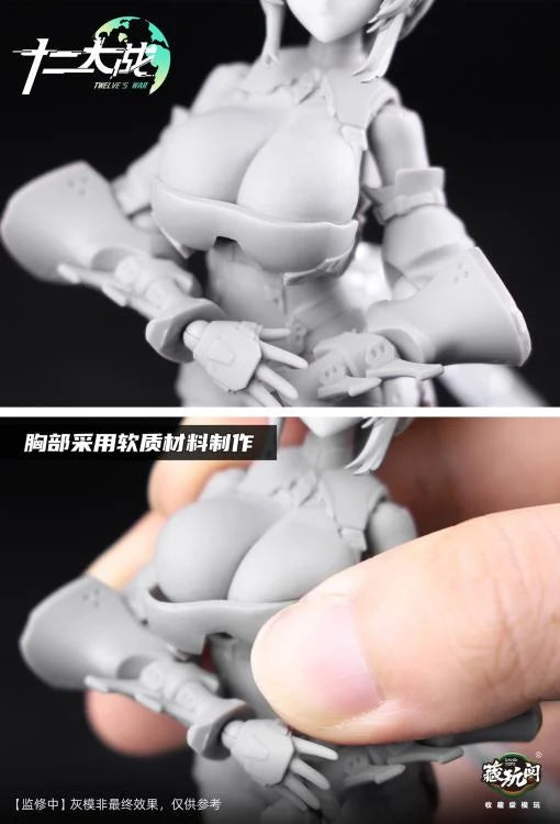 (Pre-Order) Cang Toys Twelve's War Capricorn Girl Mora 1/12 Scale Action Figure (With Bonus) (ETA: July 2025)