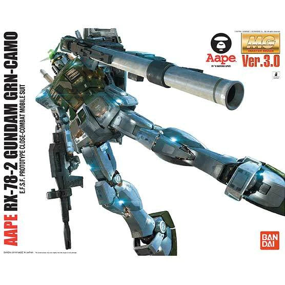 MG AAPE RX-78-2 Gundam GRN-CAMO Ver 3.0 1/100 – Cool Dragon MG AAPE RX-78-2 Gundam GRN-CAMO Ver 3.0 1/100 – Cool Dragon