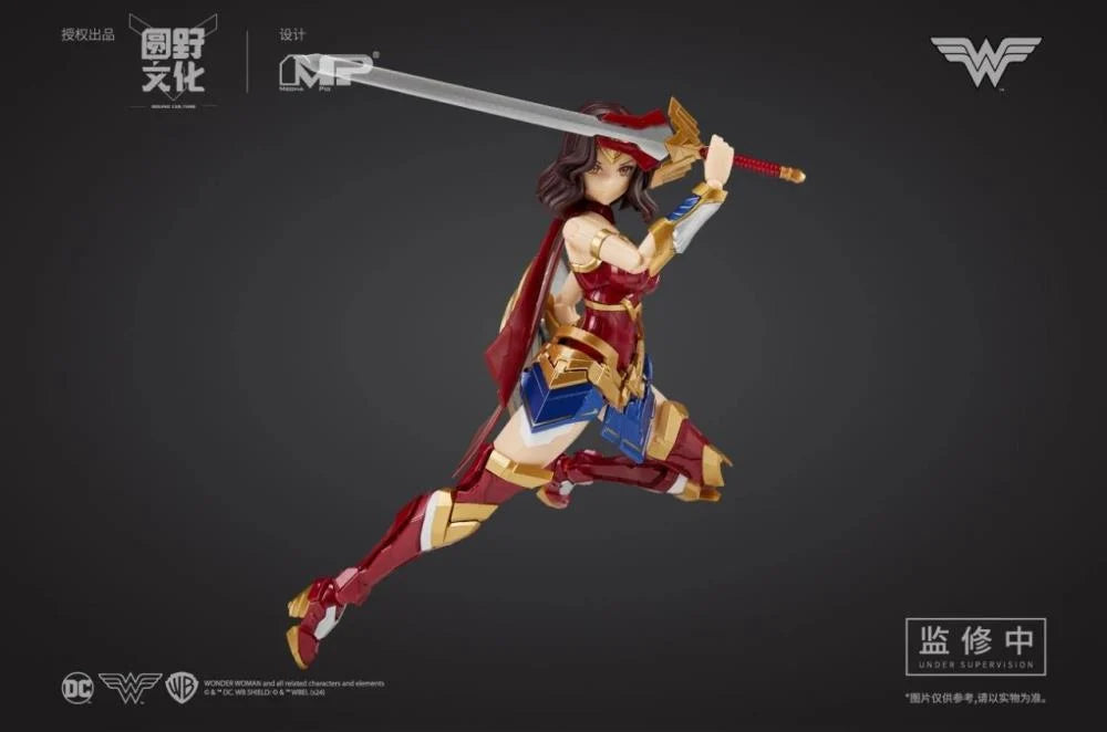 MS GENERAL DC Comics DC Comics DC-01 Wonder Woman (Classic Battle Suit & Golden Eagle Armor) 1/10 Scale Model Kit