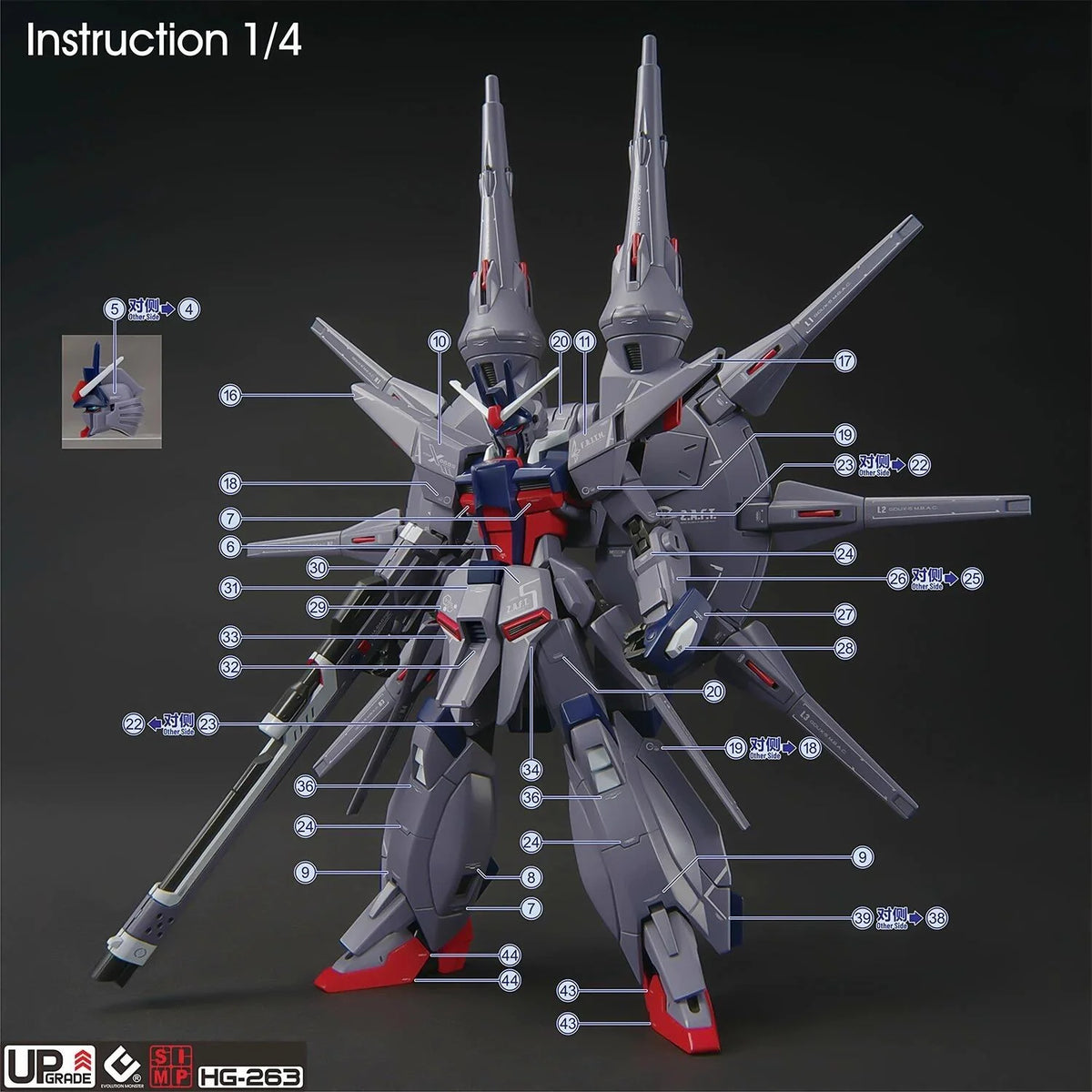 HG Legend Gundam EVO Water Decal
