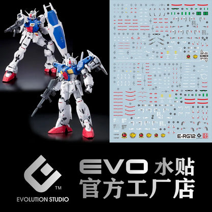 RG 1/144 Gundam GP01+FB EVO Water Decal