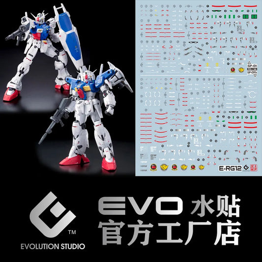 RG 1/144 Gundam GP01+FB EVO Water Decal