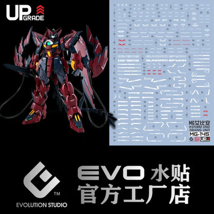 MG 1/100 GUNDAM EPYON EW EVO Water Decal