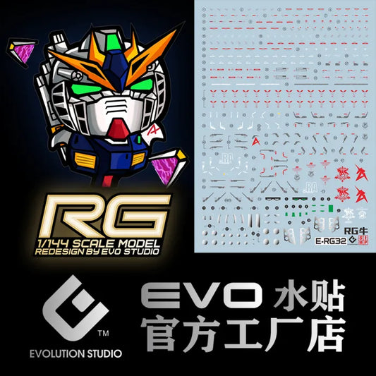 RG 1/144 #32 Nu GUNDAM EVO Water Decal