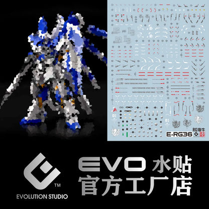 RG 1/144 #36 Hi-v GUNDAM EVO Water Decal