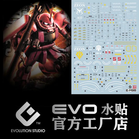 MG MS-06S Char’s Zaku Ver.2.0 EVO Water Decal